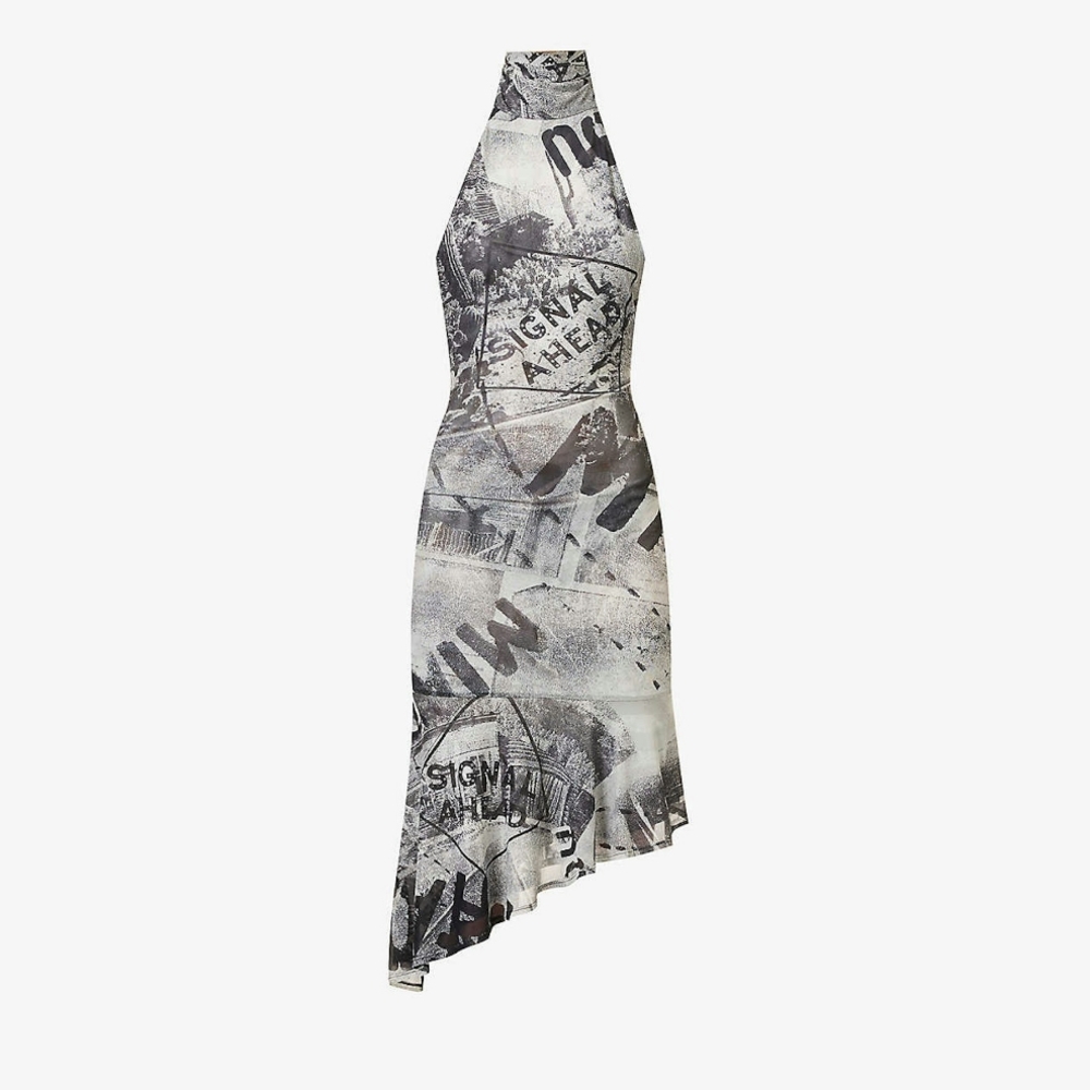 MIAOU Newspaper Dress - Picture 2 of 3